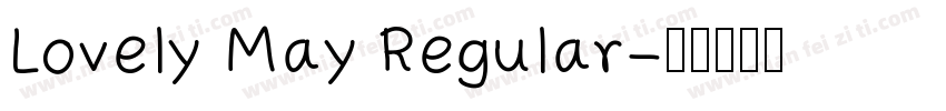 Lovely May Regular字体转换